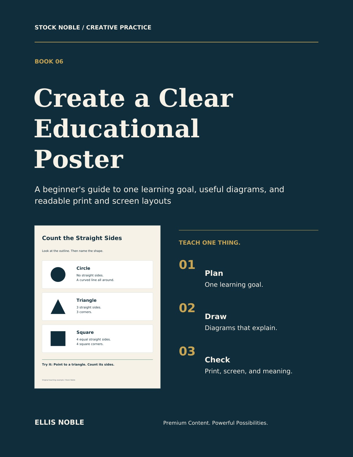 Create a Clear Educational Poster